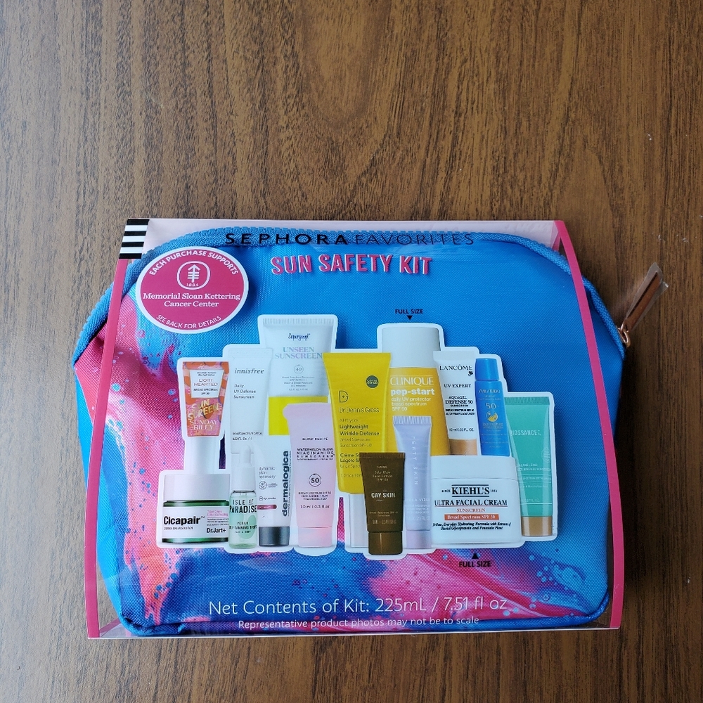 Sephora sun safety kit 2022 New Clinique Kiehl's